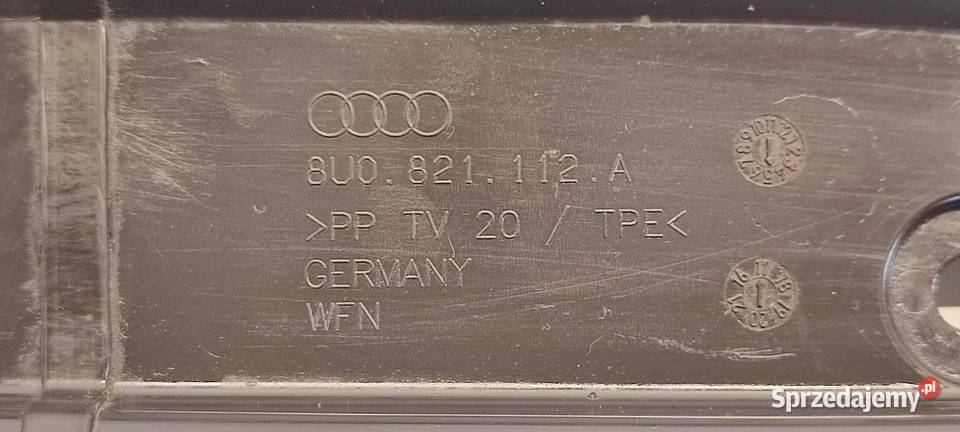 AUDI Q3 8U WYGŁUSZENIE BŁOTNIKA PRAWE 8U0821112A