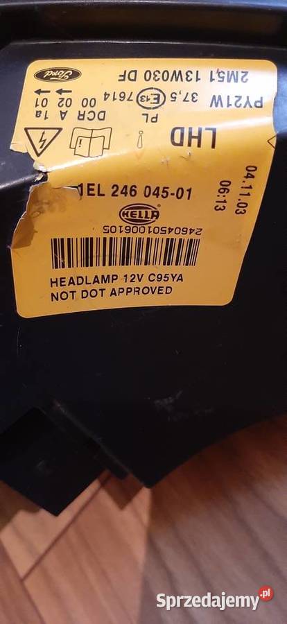 Lampa przednia lewa Ford Focus oryginał wysyłka