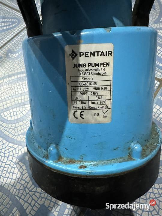 Pompa do wody uszkodzona Konin