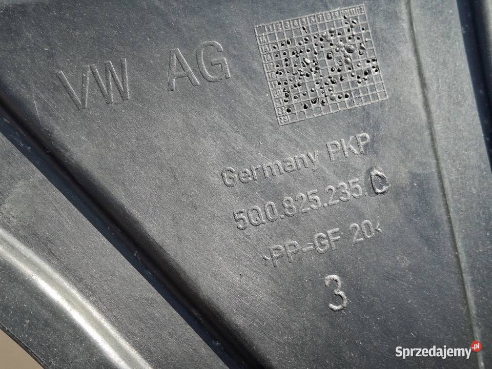 VW SEAT SKODA AUDI OSŁONA PŁYTA POD SILNIK GOLF lubuskie Bieleń