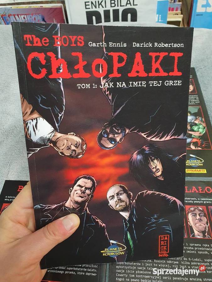 Chłopaki The Boys zestaw 4 komiksów Gdynia
