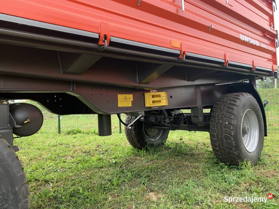 Dwuosiowa przyczepa URSUS D610 ładowność 10 ton nieuszkodzony Szczecinek