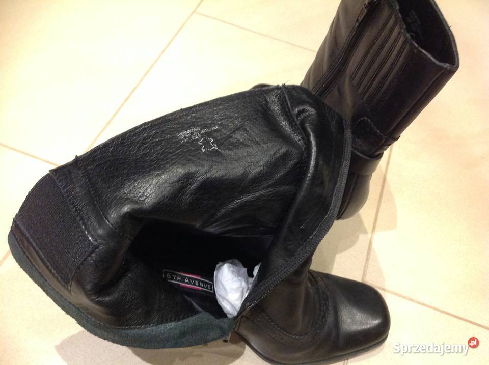 Kozaki Botki SkórzaneDamskie 5 TH Avenue 36