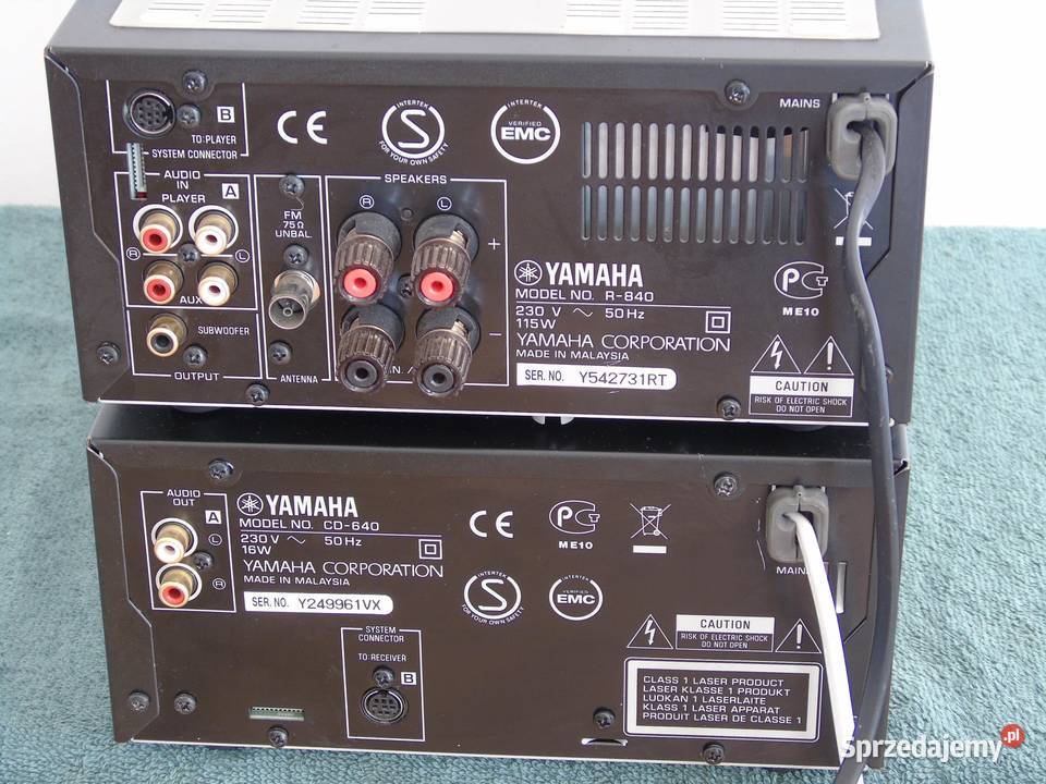 Amplituner i CD Yamaha R840 CD640 świetne stereo Jasło