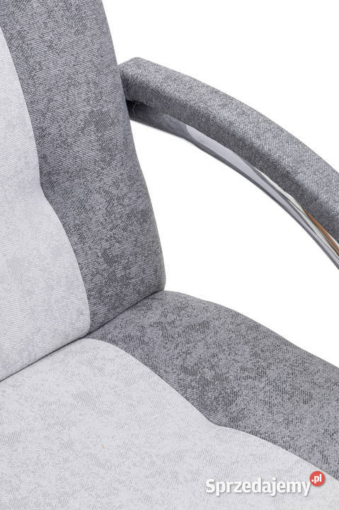 Fotel Tapicerowany na Chromowych Płozach Rzeszów