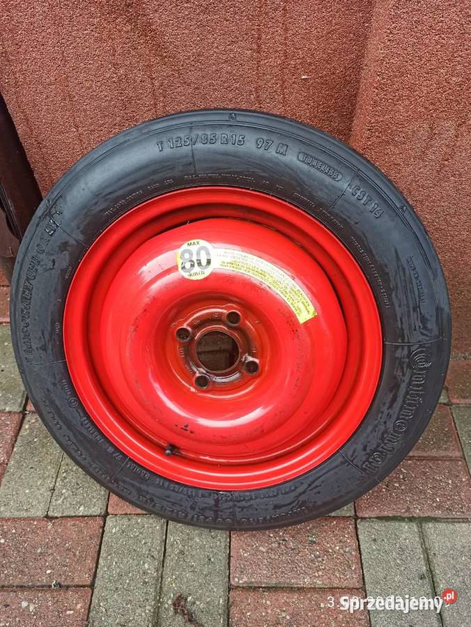 Koło dojazdowe T 12585 R 15 97 M 4 x 100 stalowe Koszalin