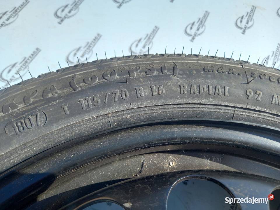 OPEL VECTRA C koło dojazdowe 1157016 92M 5x110