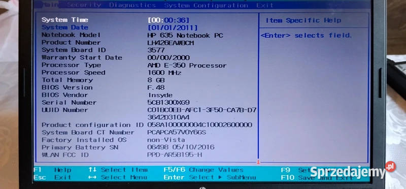 Laptop HP 635 w stanie 8GB lubelskie Lublin sprzedam