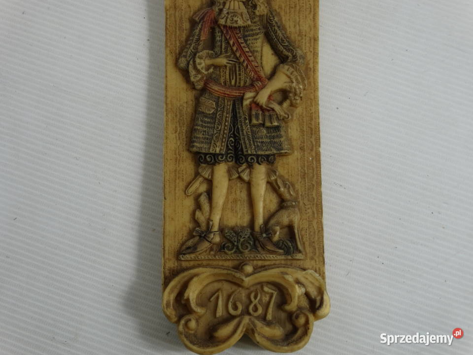 Unikalne płaskorzeźby woskowe Vintage Dama i Biłgoraj
