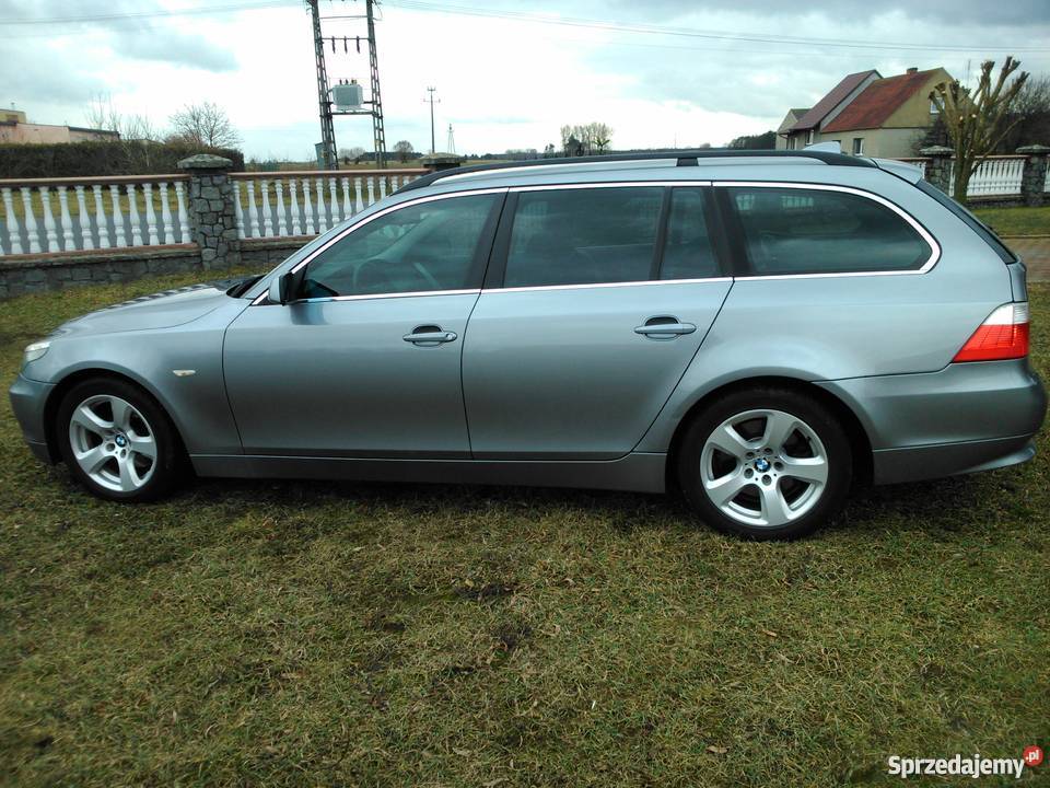 BMW E61 30D skóra automat garażowany Samochody osobowe Gniezno