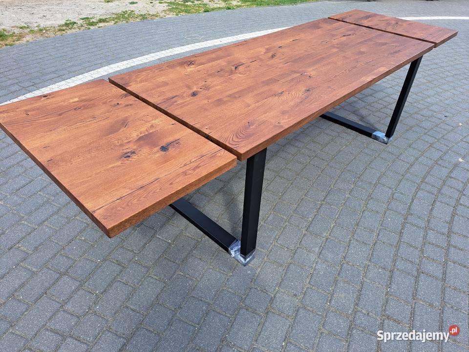 Stół dębowy rozkładany 200cm