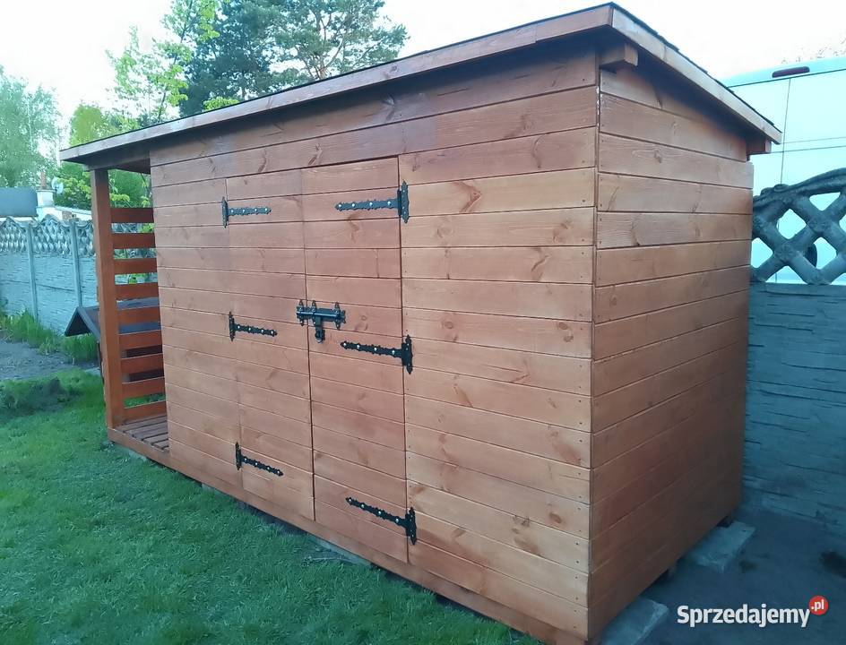 Drewutnia na drewno z pomieszczeniem Poznań