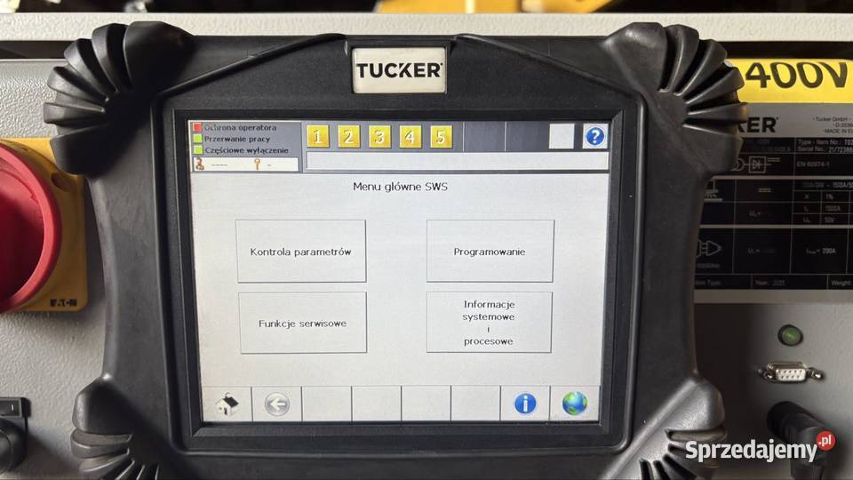 Tucker DCE 1500 jednostka sterująca spawaniem i dolnośląskie Gaworzyce