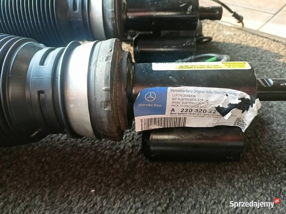 Amortyzator AIRMATIC nowy oryginał Mercedes w211 osobowe Amortyzatory Krzepice