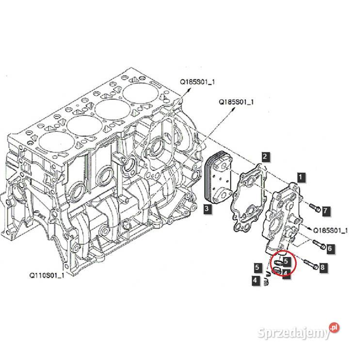 Uszczelka Pod Głowicę 40167039 LS Tractor sprzedam