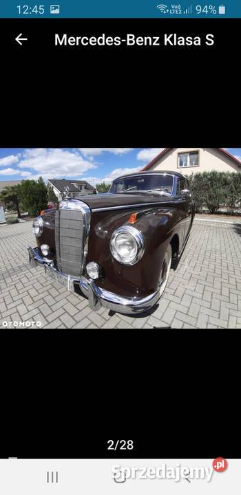 Mercedes 170 SD 107sl adenauer ponton wielkopolskie Zbąszyń sprzedam