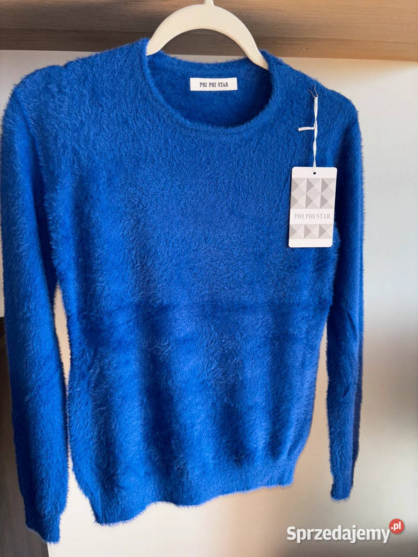 Nowy Chabrowy puszysty sweter Phi Phi Star SM Szczecin