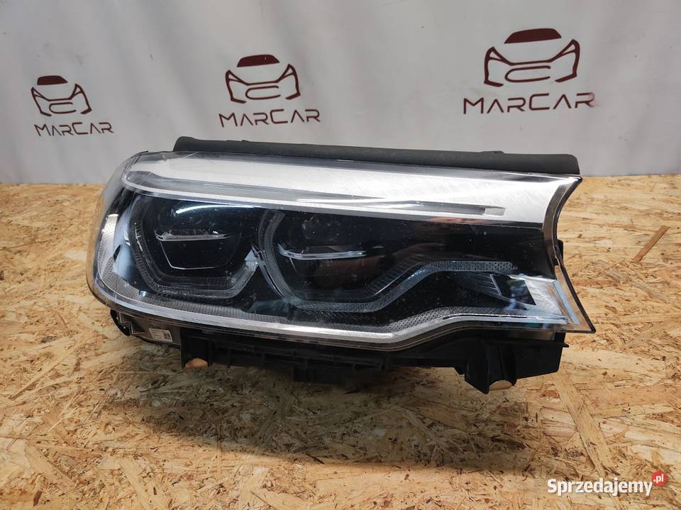 Lampa Prawy Przód Adaptive LED BMW 5 G30 G31 Lampy przednie