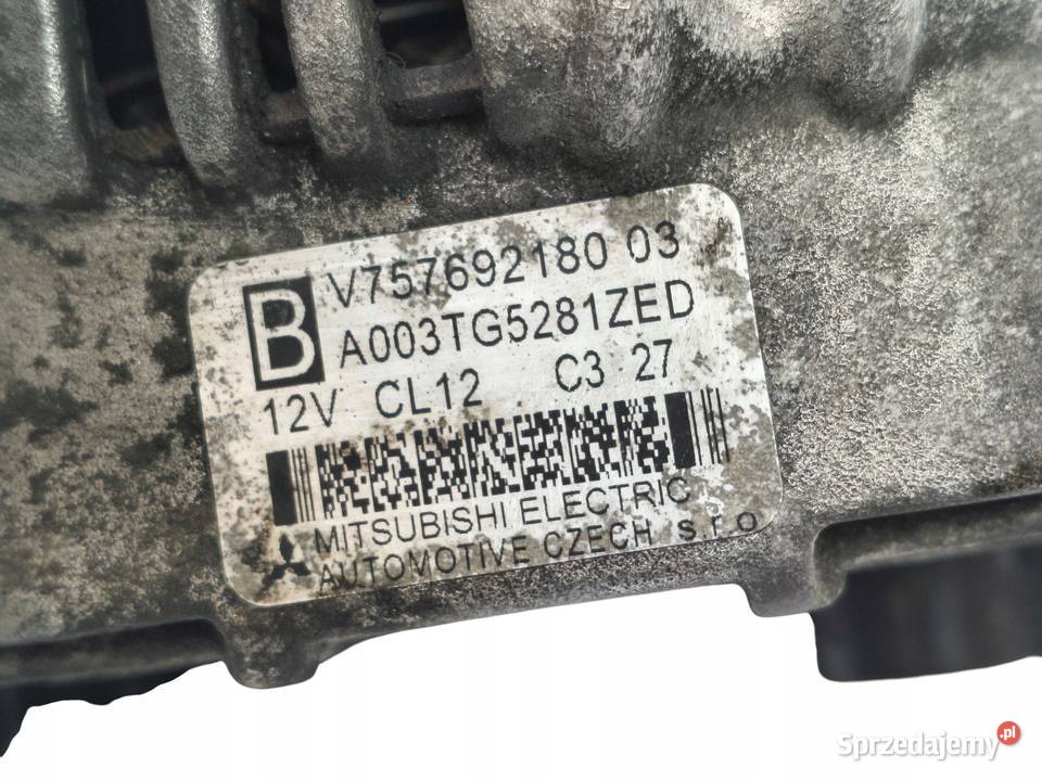 ALTERNATOR Peugeot 207 3008 Citroen 16 VTI Valeo Układ elektryczny silnika Chełm