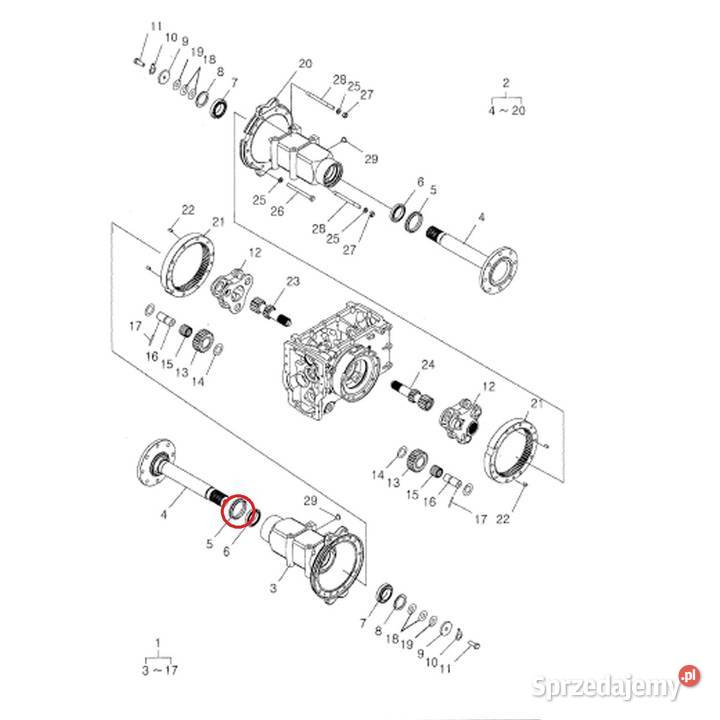 Uszczelniacz 9850 x 116 x 2150 mm oring tuleja Tajęcina sprzedam