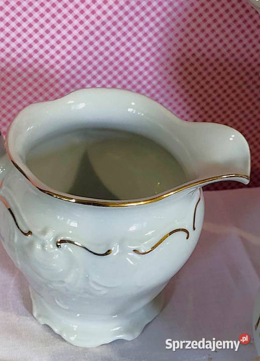 Serwis kawowy herbaciany porcelana PRL Wałbrzych Myślachowice