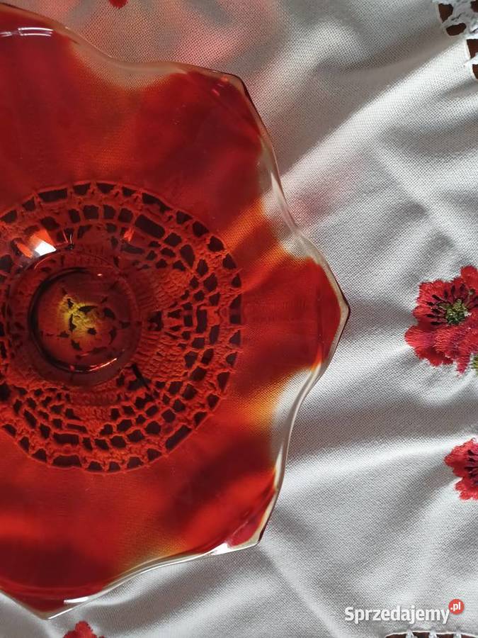 Piękna duża patera talerz wielkopolskie Poznań