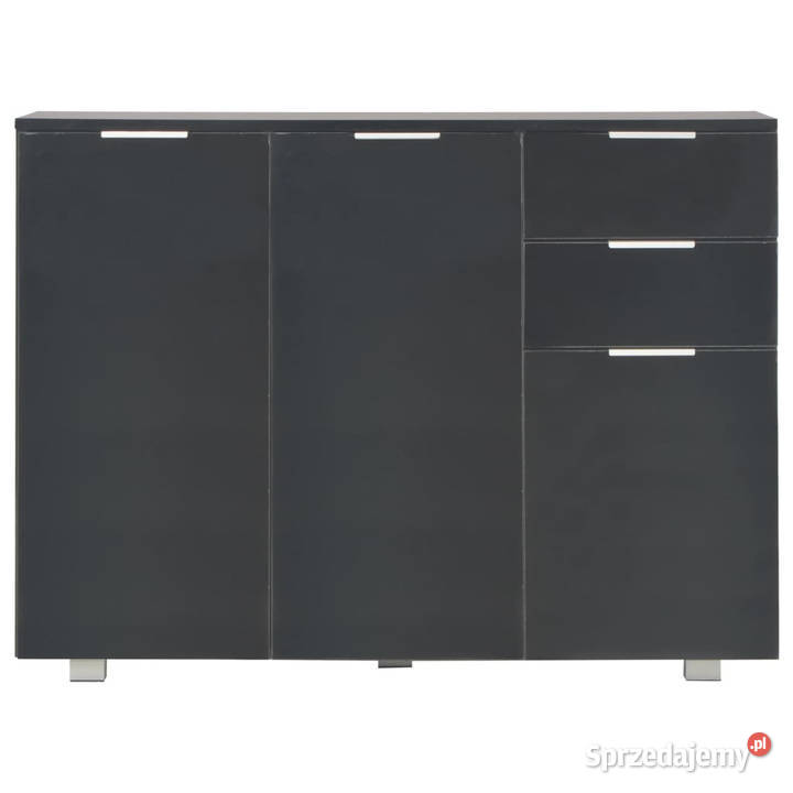 Szafka na wysoki połysk czarna 107x35x805 Warszawa