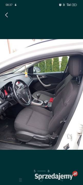 Opel Astra J 2011 tempomat Drezdenko