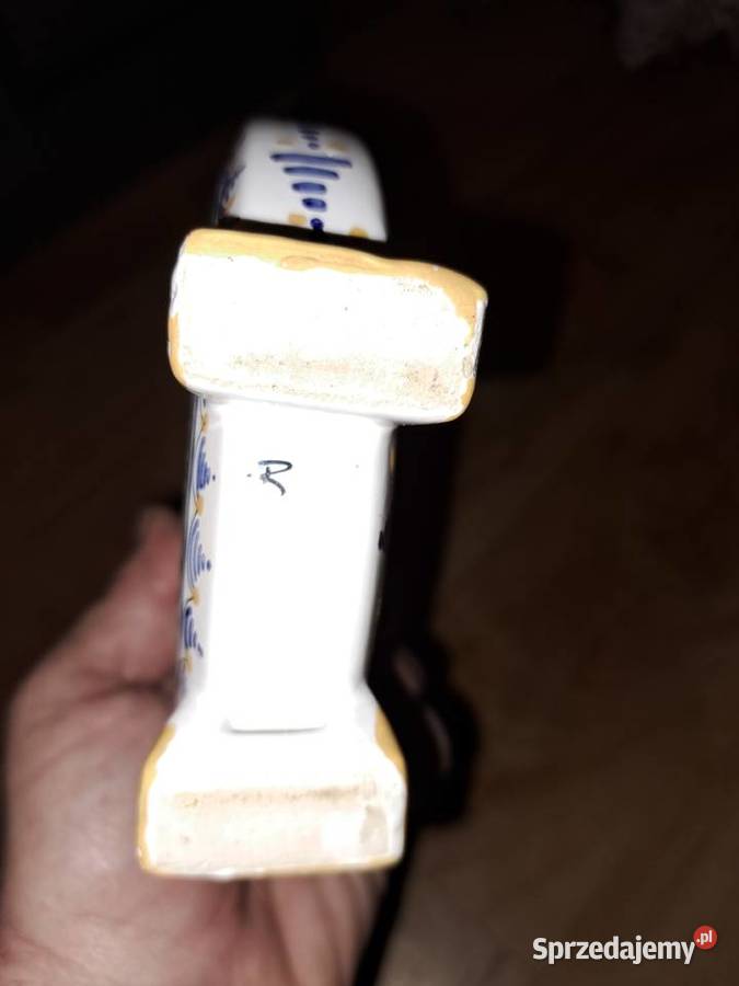 Stara ceramiczna karafka sygnowana Ar Lubań
