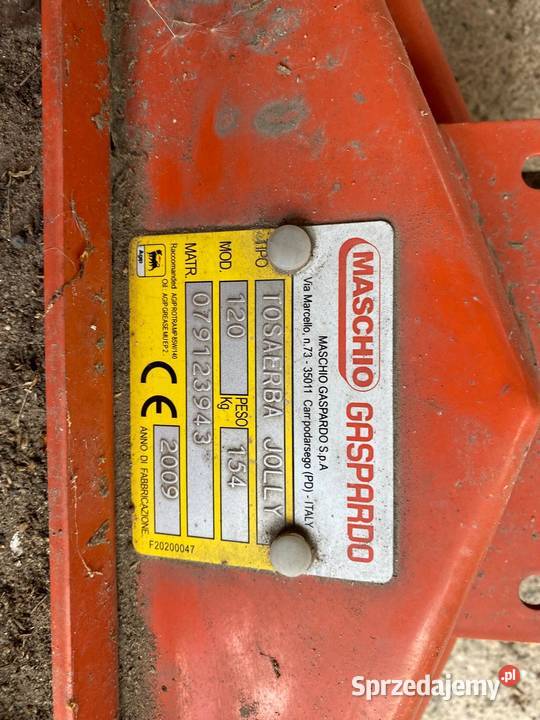 kosiarka Maschio Jolli 120 wielkopolskie sprzedam