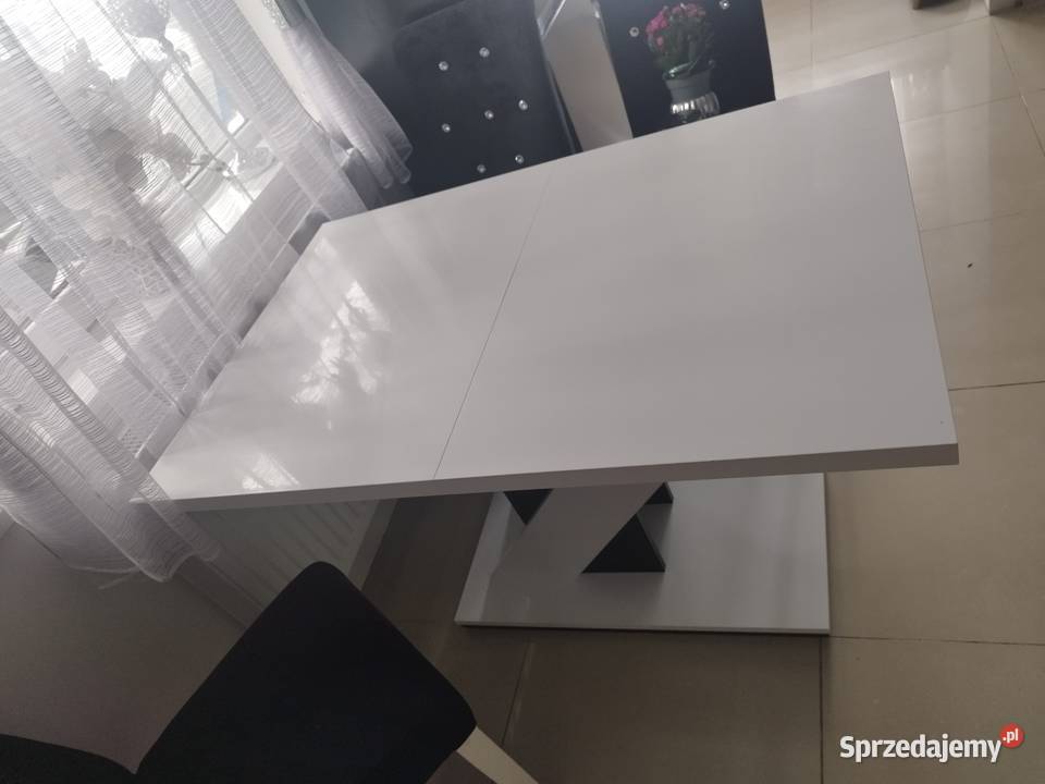 Stół biały rozkładany Stoły Kartuzy