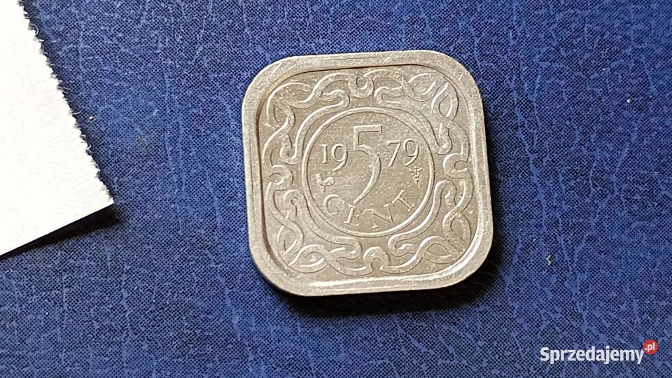 Stare monety 5 cent 1979 Surinam