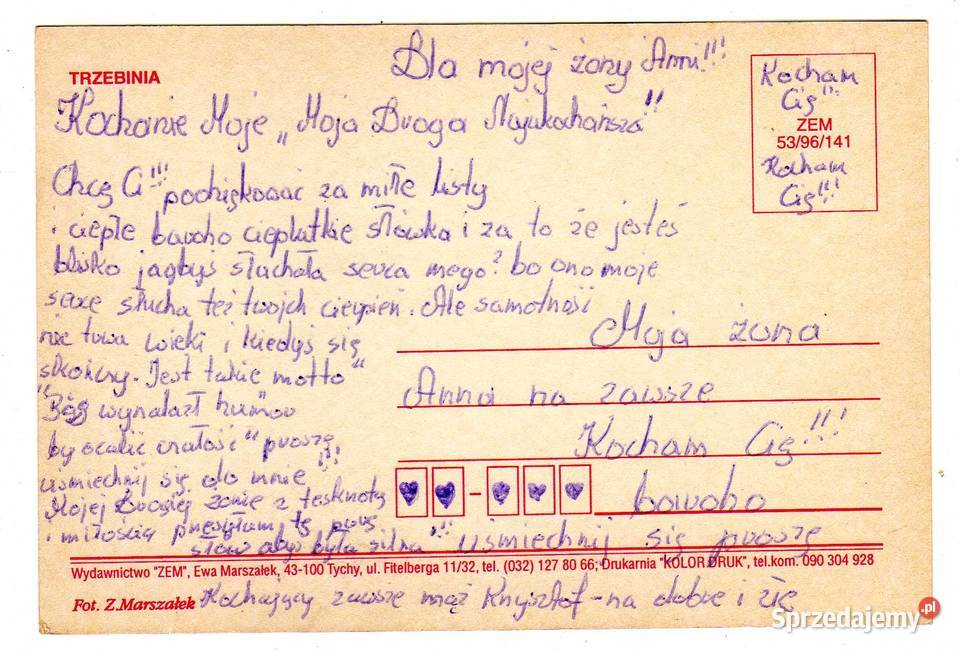 TRZEBINIA POCZTÓWKA świętokrzyskie Krynki