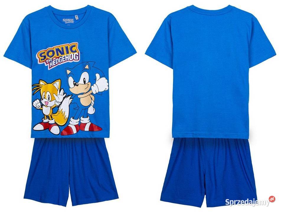 Sonic Piżama Dziecięca Pidżama Dzieci Bawełna Mogilany