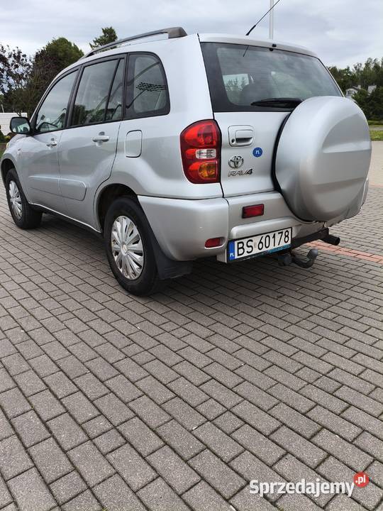 Sprzedam Toyota RAV4 2004 r Polski salon srebrny podlaskie Suwałki