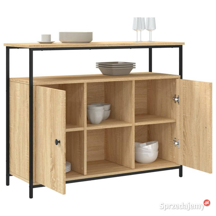 Szafka dąb sonoma 100x35x80 materiał