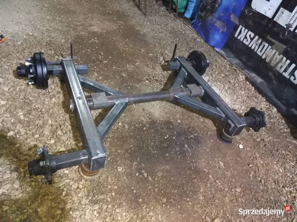 Wózek oś zawieszenie tandem Balice