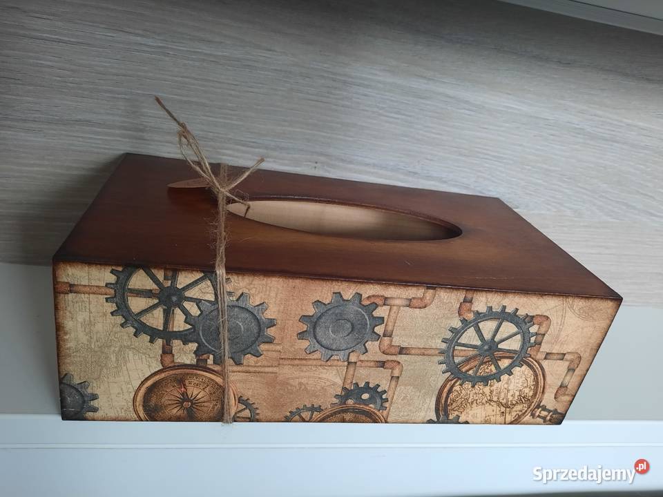 Męski kuferek stylowy decoupage Kędzierzyn-Koźle