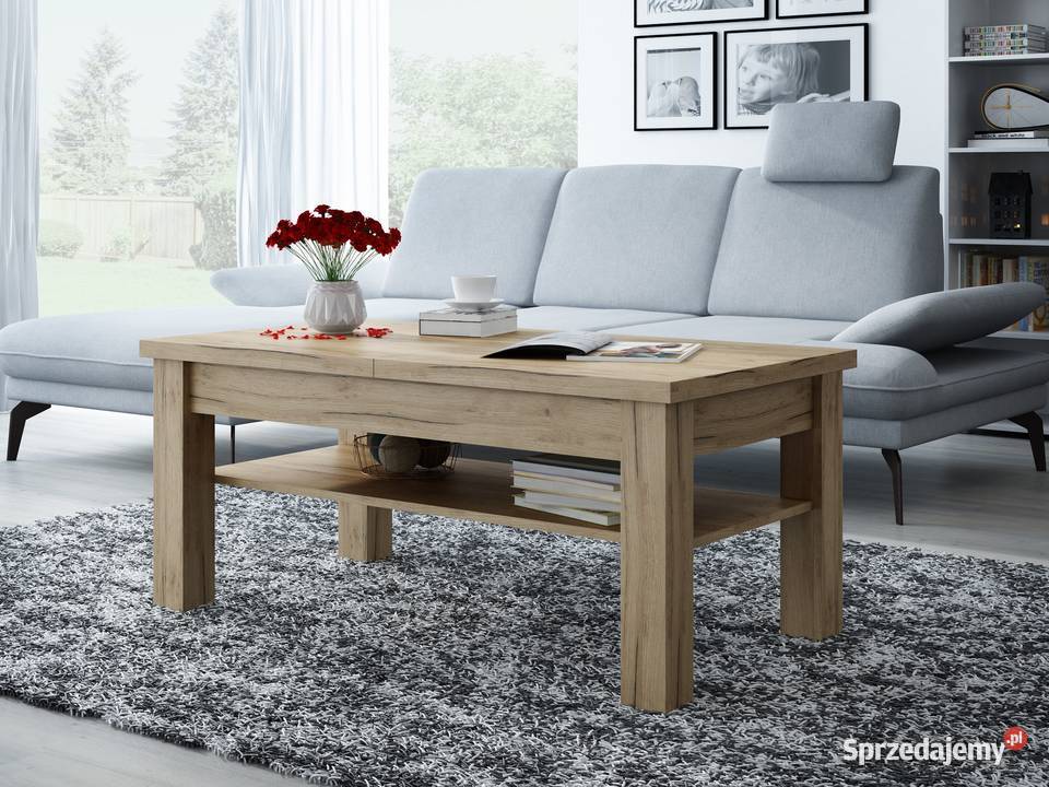 ŁAWA STOLIK KAWOWY ROZKŁADANA PODNOSZONA Z PÓŁKA łódzkie Radomsko sprzedam