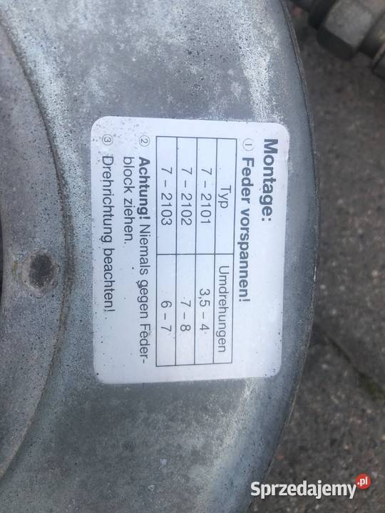 Zwijak przewodów hydraulicznych masztu przesuw Pozostałe