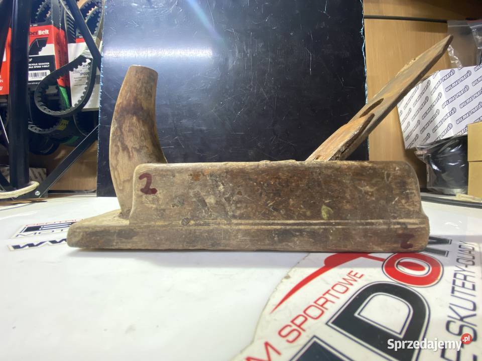 Stare narzędzia stolarskie strugi piły wiertła Kościan