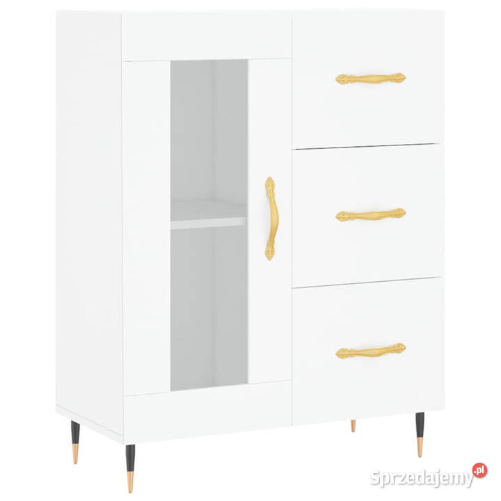 Szafka biała 695x34x90 materiał drewnopochodny