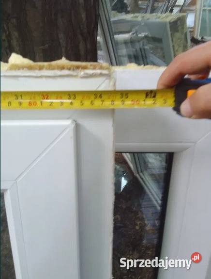 Okno pcv 88 x 146 880 x 1460 mm Okna ścienne mazowieckie Warszawa