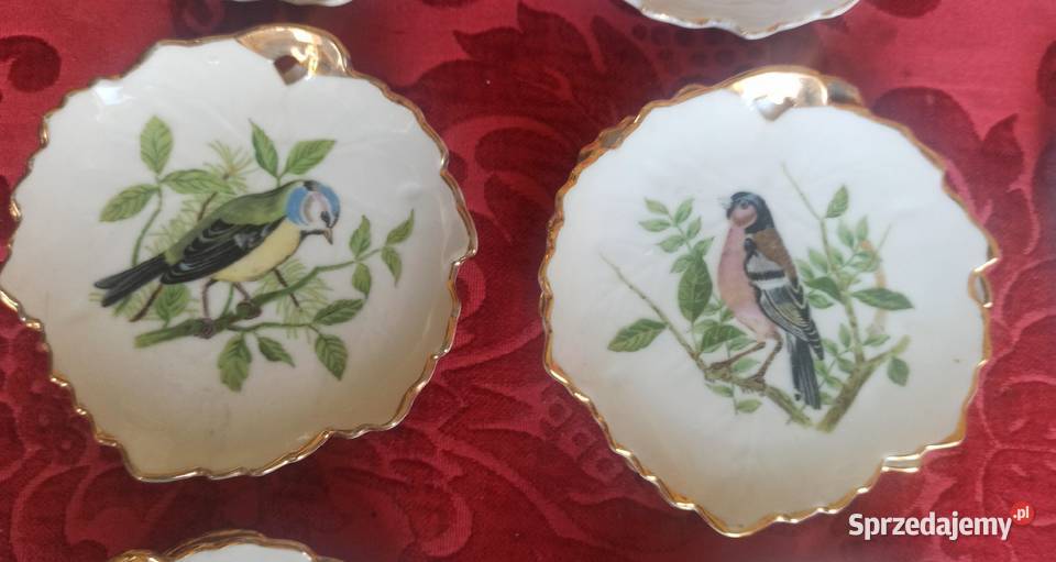 Talerzyk z dziurką Listek kwiatki kolekcjonerów Gdańsk