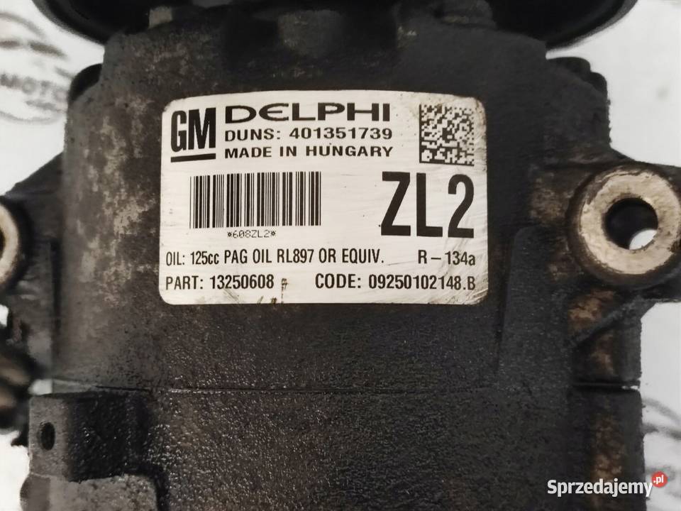 ASTRA MERIVA CORSA 14 TURBO A14NET 140 sprężarka Kielce