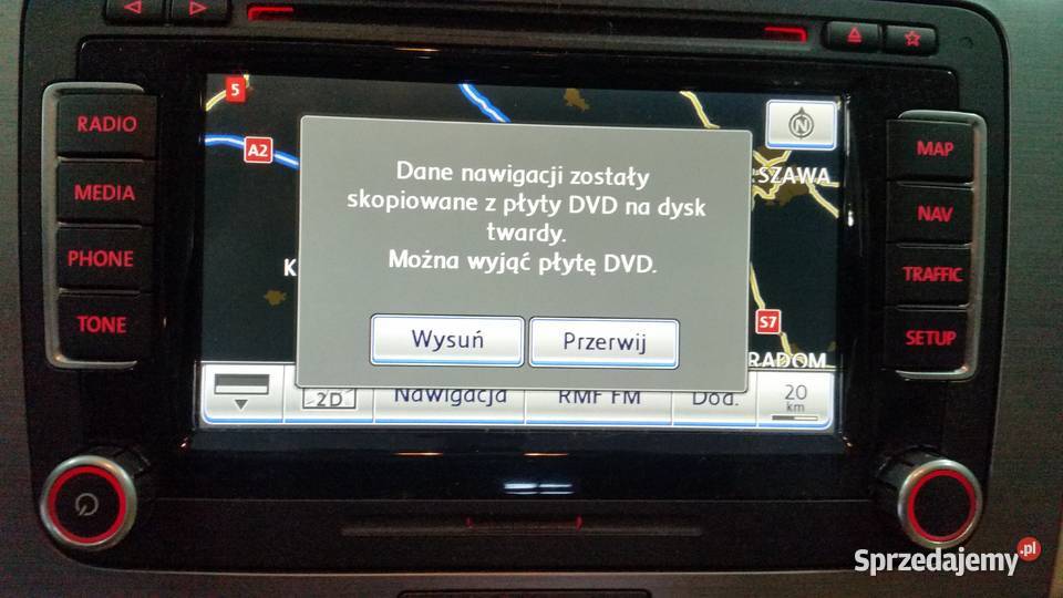 POLSKIE MENU RNS 510 VW SKODA COLUMBUS NAWIGACJA Łódź sprzedam