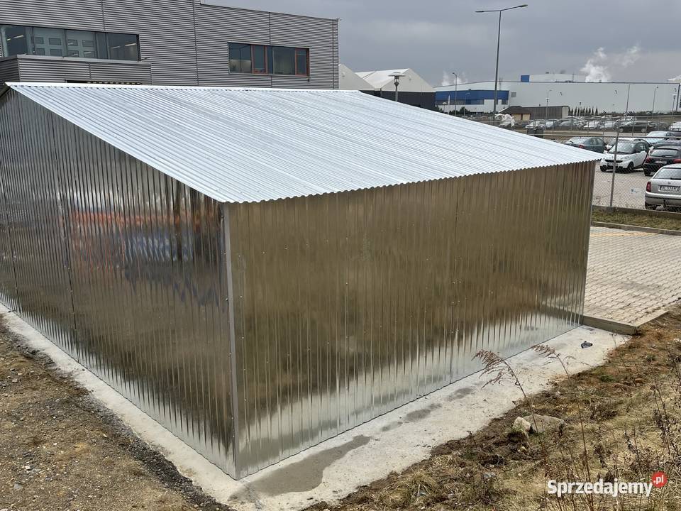 Garaż blaszak ocynk blacha Mińsk Mazowiecki