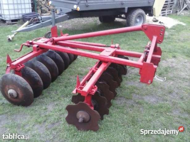 Talerzówka kultywator pług mf255 c360 3p ursus s nieuszkodzony łódzkie Przedbórz sprzedam