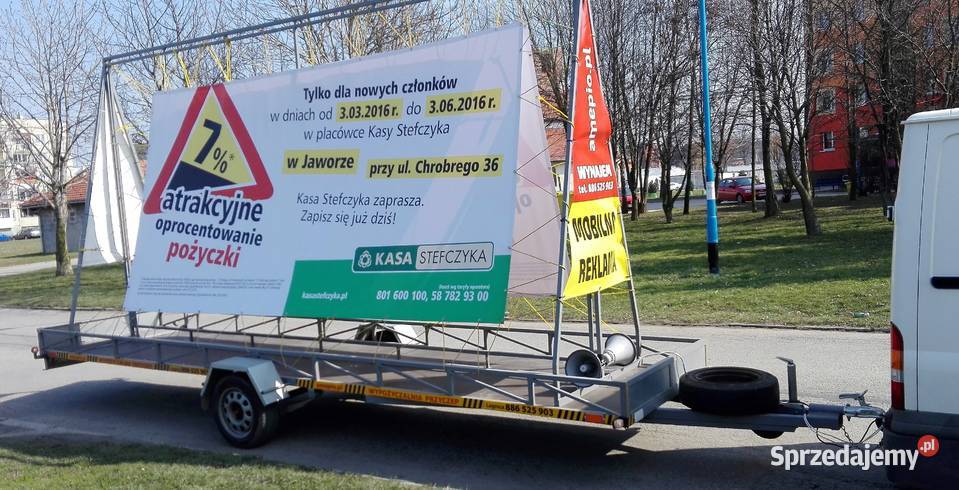 Reklama mobilna Powierzchnie reklamowe Legnica