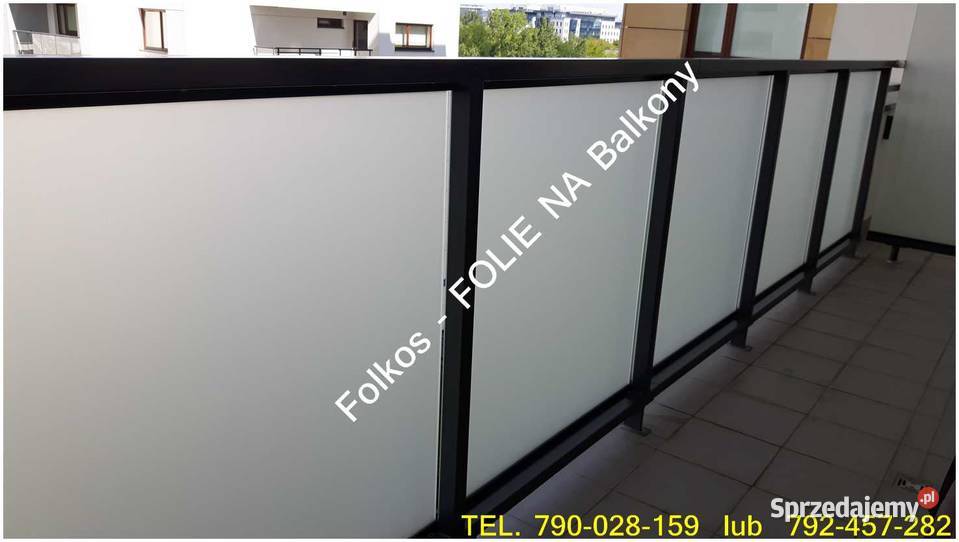 Oklejamy balkony folią Warszawa Usługa oklejania